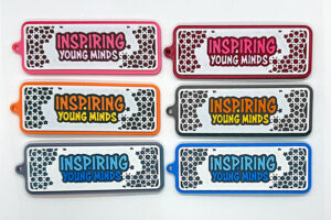 A-3 Inspiring Young Minds tag, all 6 colourways