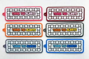 B-2 Thank You Always tag, all 6 colourways