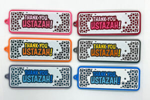 A-2 Thank You Ustazah! tag, all 6 colourways